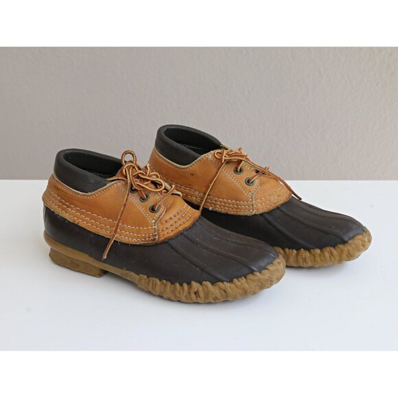 1980's Vintage L.L. Bean Short Duck Boots ~ Women's Size 6 ~ Lower Top ~ Ankle - Picture 2 of 9